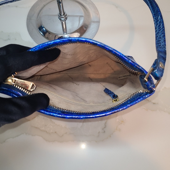 Brahmin Electric Blue Lorelei Restored With Art By A Brahmin Lover - Picture 6 of 11